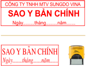 Khắc dấu sao y bản chính